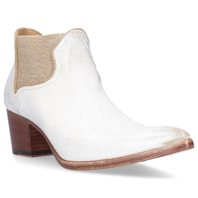 Shop Alberto Fasciani Ankle Boots White Xenia
