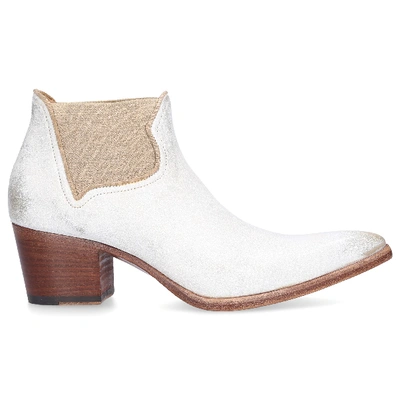 Shop Alberto Fasciani Ankle Boots White Xenia