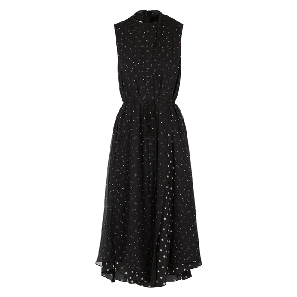 vince polka dot dress