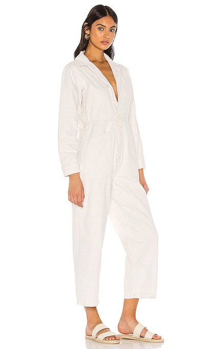 Shop Free People Gia Coverall In White. In Ivory