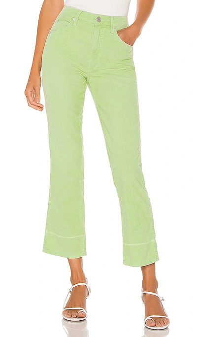 Shop Amo Bella High Rise Corduroy In Wasabi