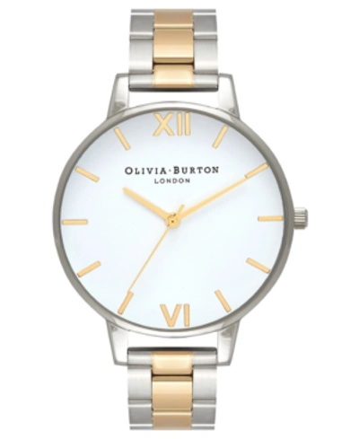 Shop Olivia Burton Women's Two-tone Stainless Steel Bracelet Watch 38mm In Two Tone