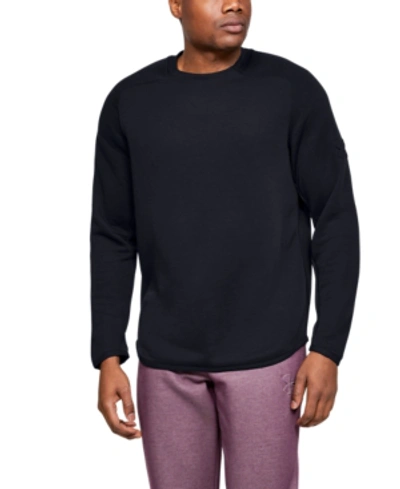 Shop Under Armour Men's Unstoppable Move Light Crew In Black