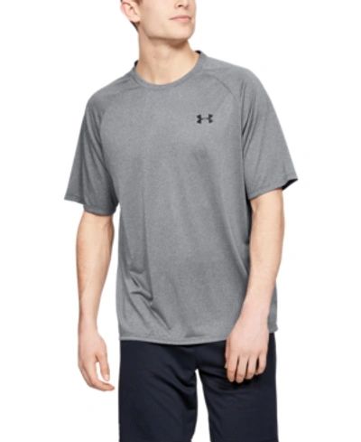 Shop Under Armour Men's Tech Novelty Bubble Print Tee In 012 Pitch