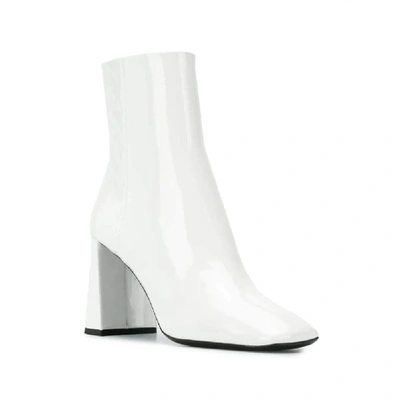 Shop Prada White Ankle Boots