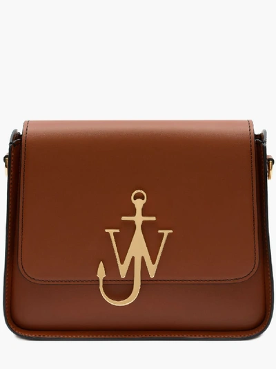 Shop Jw Anderson Anchor Logo Box Bag In Brown
