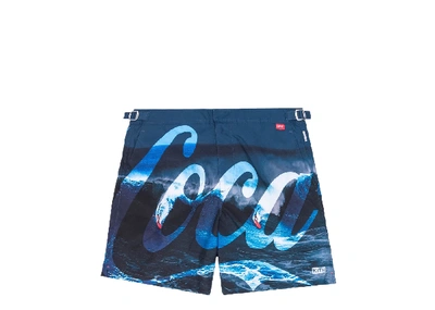 Pre-owned Kith  X Coca-cola X Orelebar Brown Bulldog Swim Trunk Navy