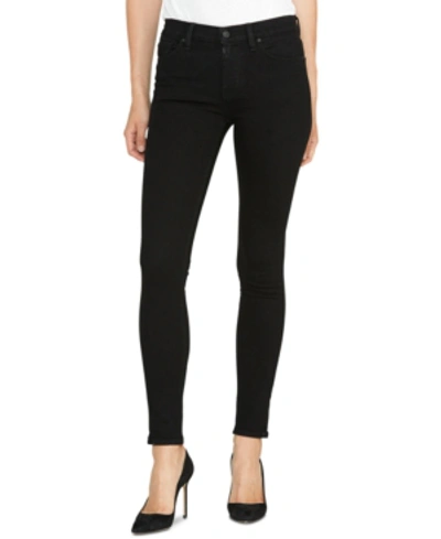 Shop Hudson Nico Mid-rise Super-skinny Jeans In Black