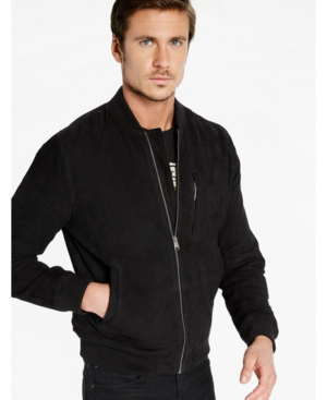 lucky brand mens suede jacket