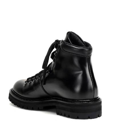Shop Common Projects Leather Hiking Boots In Black