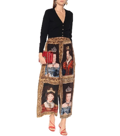 Shop Dolce & Gabbana Cashmere Cardigan In Black