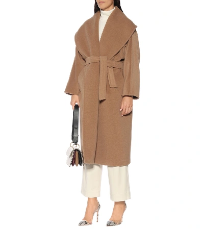 Max Mara Fretty Camel Hair Coat In Brown | ModeSens