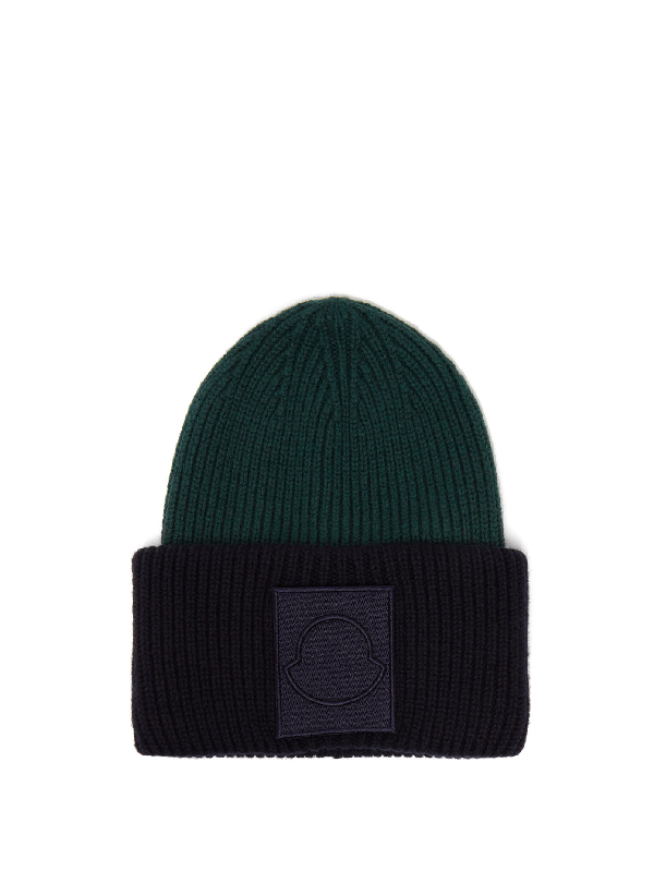 green moncler hat