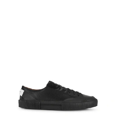 Shop Givenchy Black Leather Sneakers