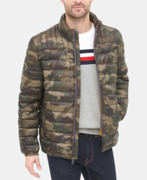 tommy hilfiger men's packable puffer jacket