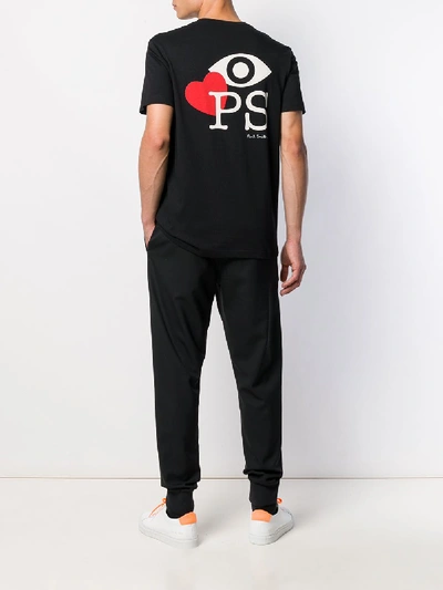 Shop Ps By Paul Smith Love Slim Fit T-shirt In Black