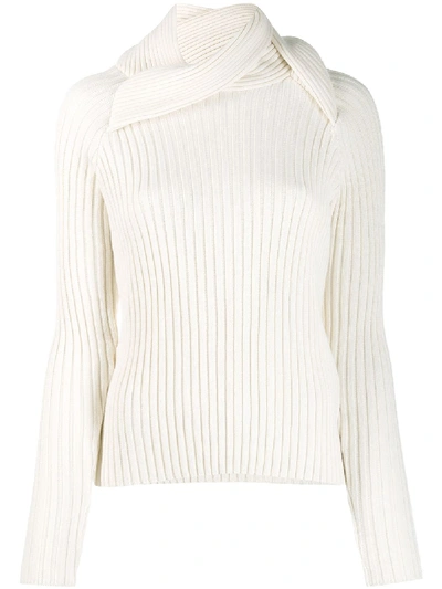 Shop Y/project Blend Wool Turtle-neck Sweater In White