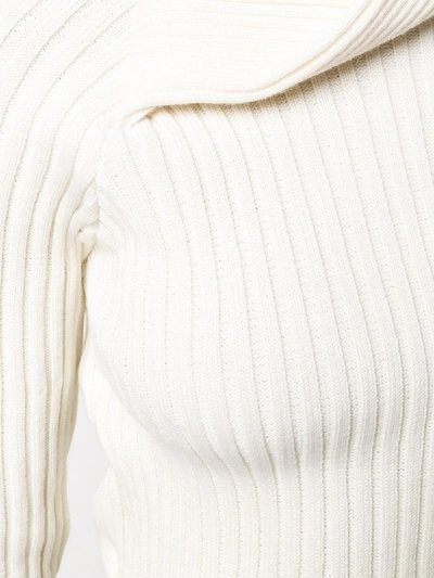 Shop Y/project Blend Wool Turtle-neck Sweater In White