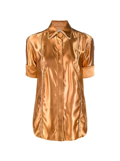 Shop Area Western Shirt In Gold
