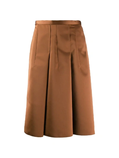 Shop N°21 Gonna Tessuto Skirt In Neutrals