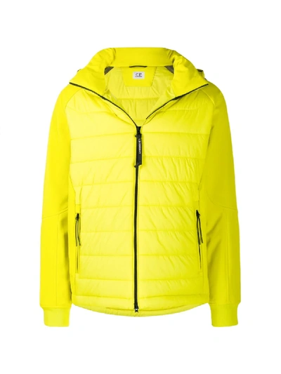 Shop C.p. Company Padded Bomber Jacket In Yellow
