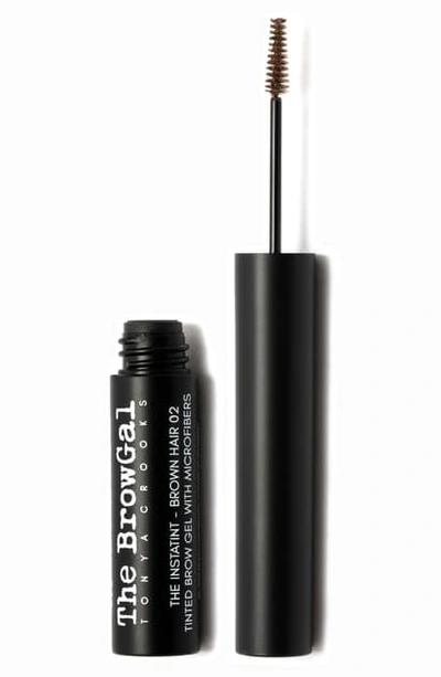 Shop The Browgal Instatint Tinted Brow Gel With Microfibers In Brown Hair 02