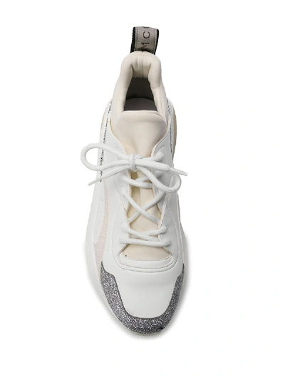 Shop Stella Mccartney Eclypse Sneakers In Silver