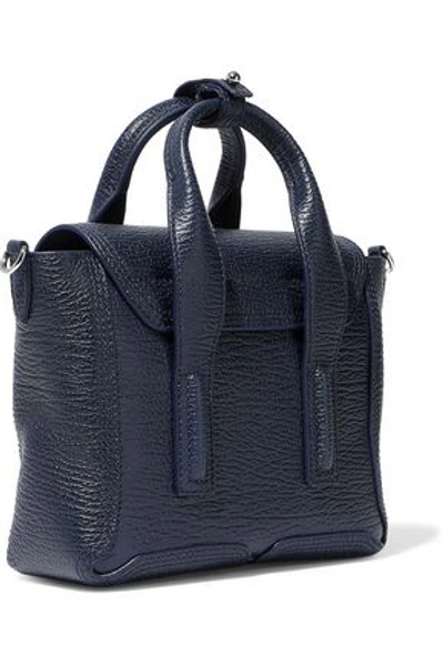 Shop 3.1 Phillip Lim / フィリップ リム 3.1 Phillip Lim Woman Pashli Textured-leather Shoulder Bag Navy