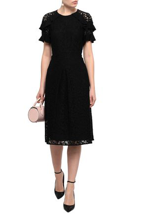 burberry black lace dress
