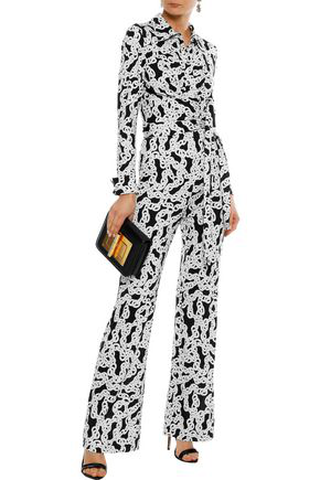 dvf michele silk jersey jumpsuit