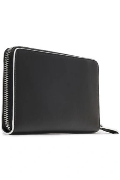 Shop Givenchy Woman Address Leather Continental Wallet Black