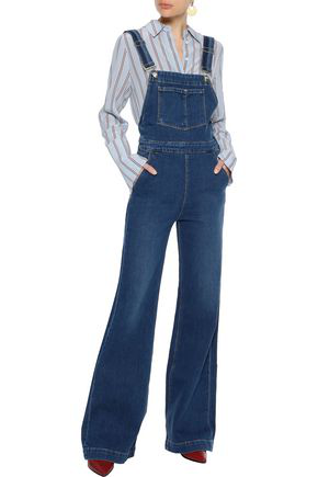frame palazzo denim overalls