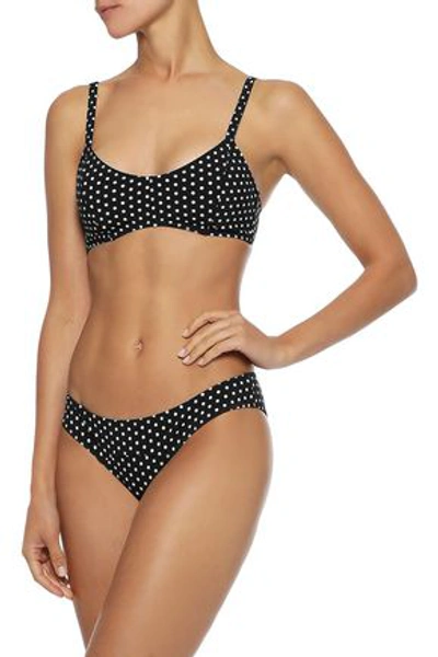 Shop Lisa Marie Fernandez Woman Genevieve Bikini Black