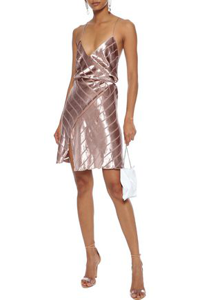 michelle mason gold dress