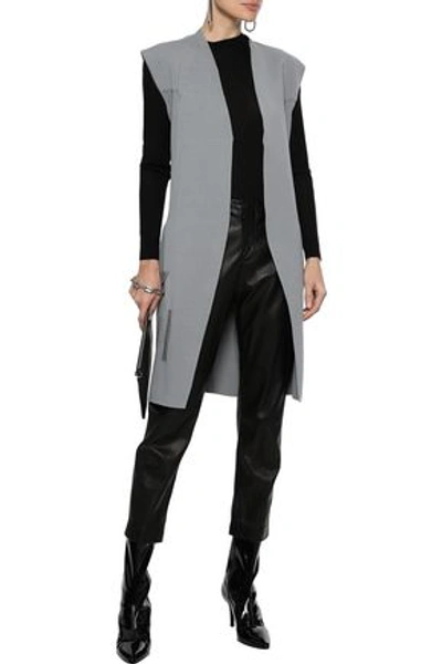 Shop Rick Owens Woman Cotton Vest Gray