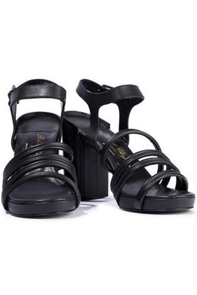 Shop Robert Clergerie Woman Leather Sandals Black