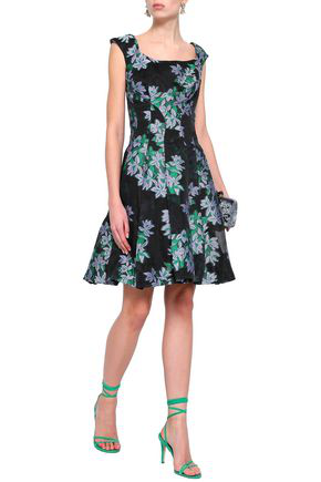zac posen flared dress