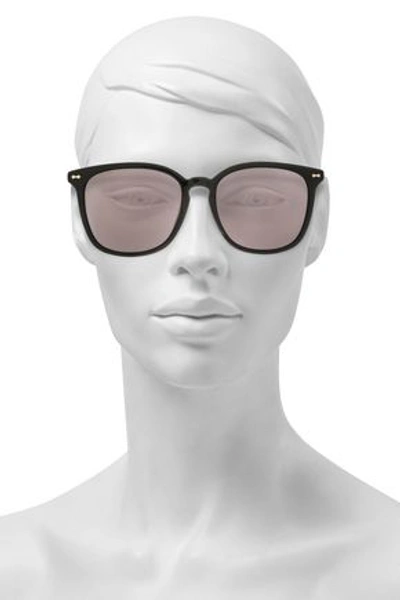 Shop Gucci Woman D-frame Acetate Sunglasses Black