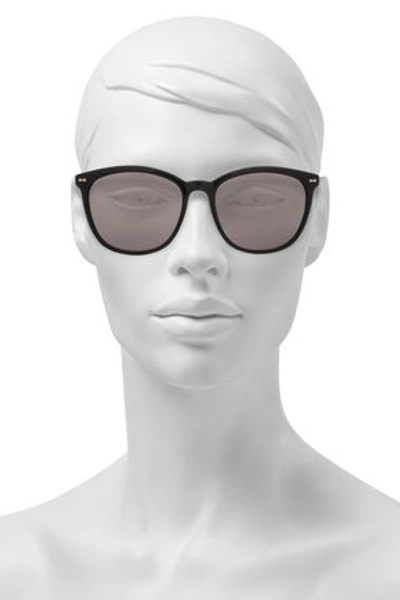 Shop Gucci Woman D-frame Acetate Sunglasses Black