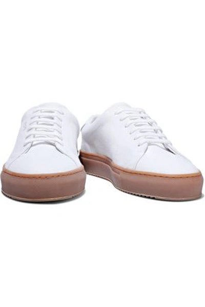 Shop Axel Arigato Canvas Sneakers In White