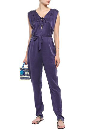 dark purple jumpsuit