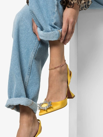 Shop Shay 18k Yellow Gold Rainbow Diamond Sapphire Anklet