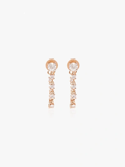 Shop Anita Ko 18k Rose Gold Diamond Loop Earrings