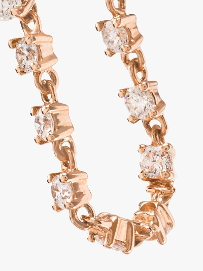 Shop Anita Ko 18k Rose Gold Diamond Loop Earrings