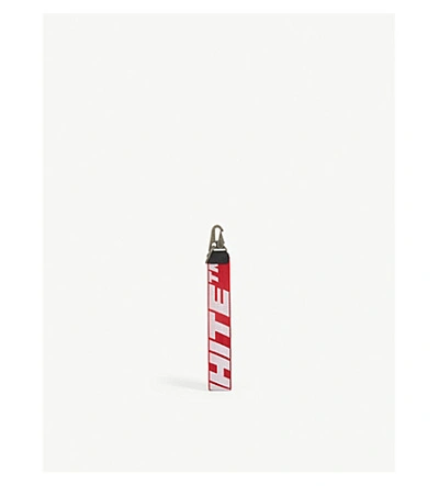 Shop Off-white Industrial Key Chain In Red White