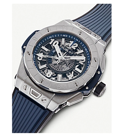 Shop Hublot 471.nx.7112.rx Big Bang Unico Gmt Titanium Watch