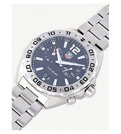 Shop Tag Heuer Men's Black Waz111a.ba0875 Formula 1 Stainless Steel Watch