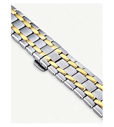 Shop Maurice Lacroix Ai1006-pvy13-450-1 Aikon Gold-plated, Stainless Steel And Diamond Watch