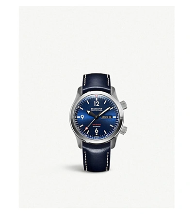 Shop Bremont Mens Blue U-2/bl-blue Stainless Steel Watch