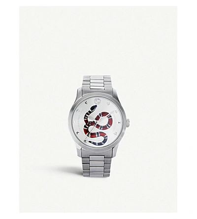 Gucci Ya1264076 G timeless Stainless Steel Bracelet Watch ModeSens